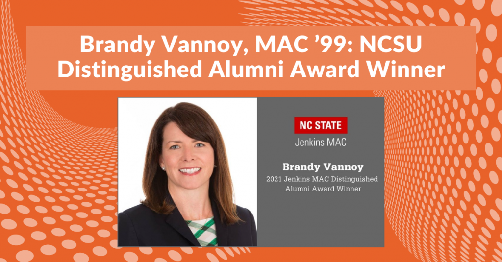 Brandy Vannoy Receives Ncsu Jenkins Mac Distinguished Alumni Award