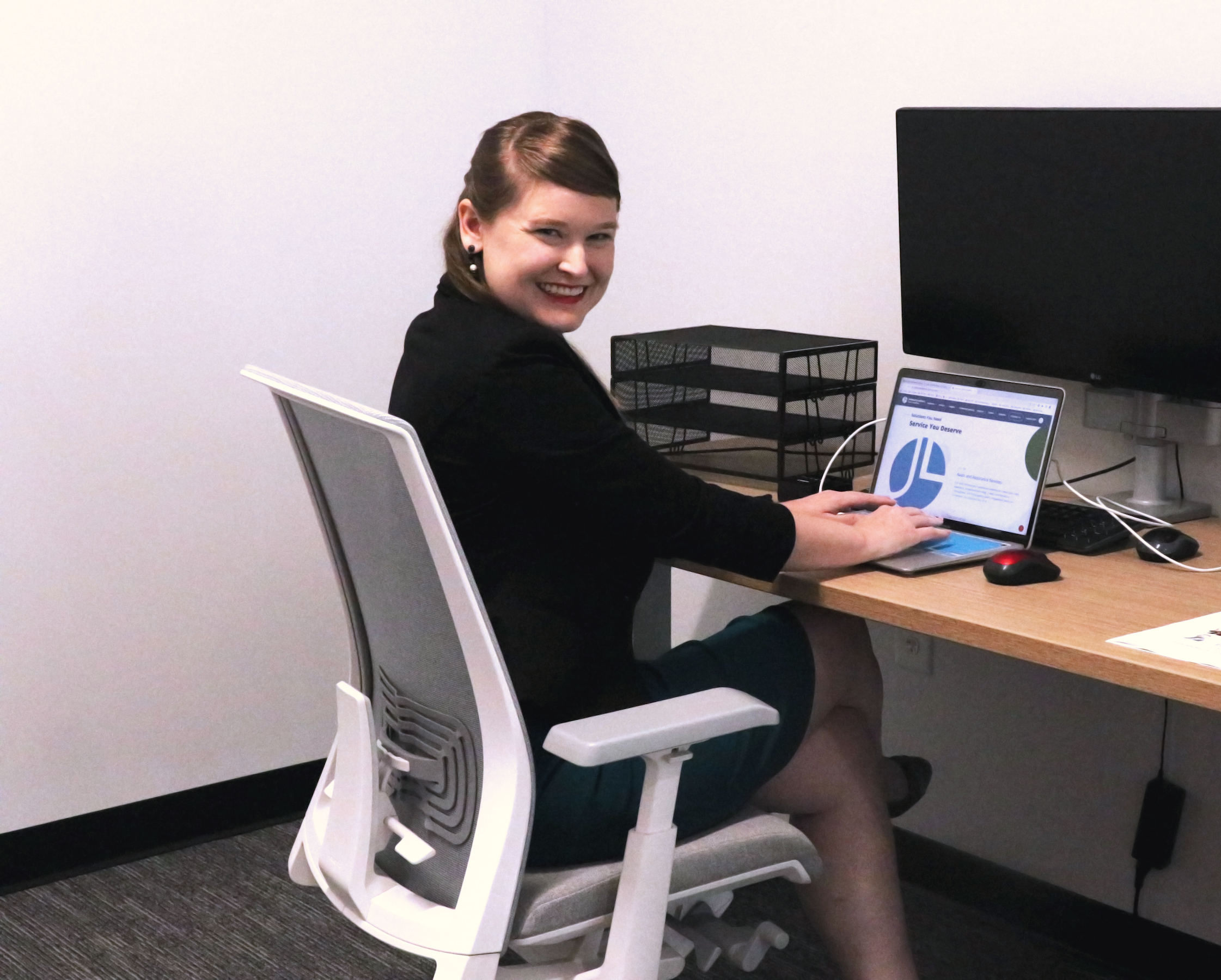 GA Office - Joanne At Desk - Sept 2022